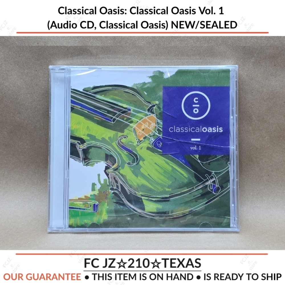 Classical Oasis: Classical Oasis Vol. 1 (Audio CD, Classical Oasis) NEW/SEALED - Picture 1 of 6
